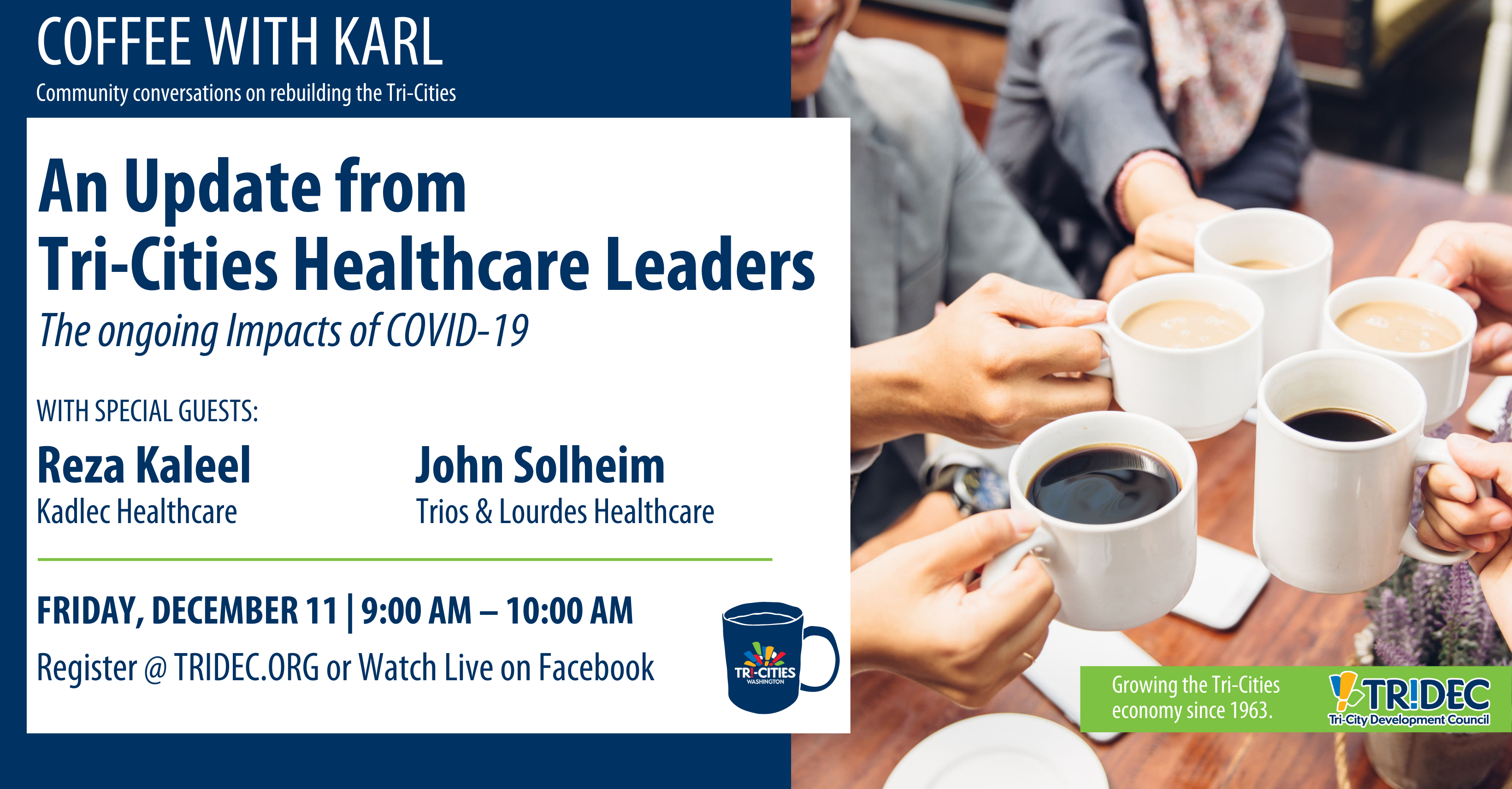 Coffee with Karl Updates from TriCities Healthcare Leaders