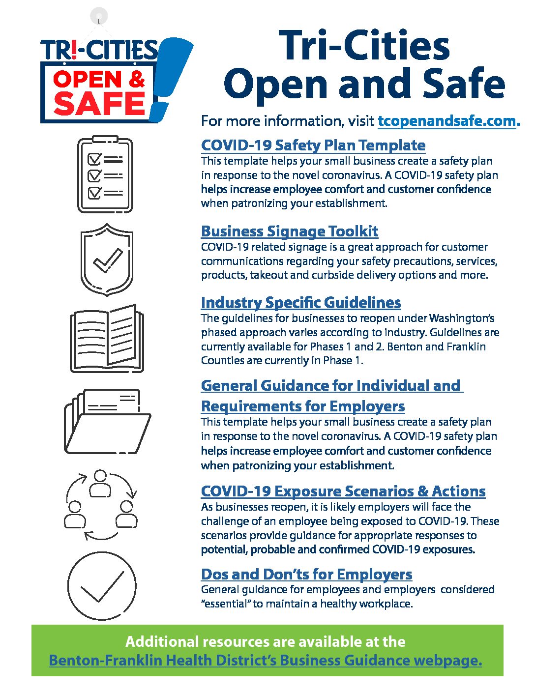 Open Safe A New Coalition Of Business Economic And Community Leaders - Tridec